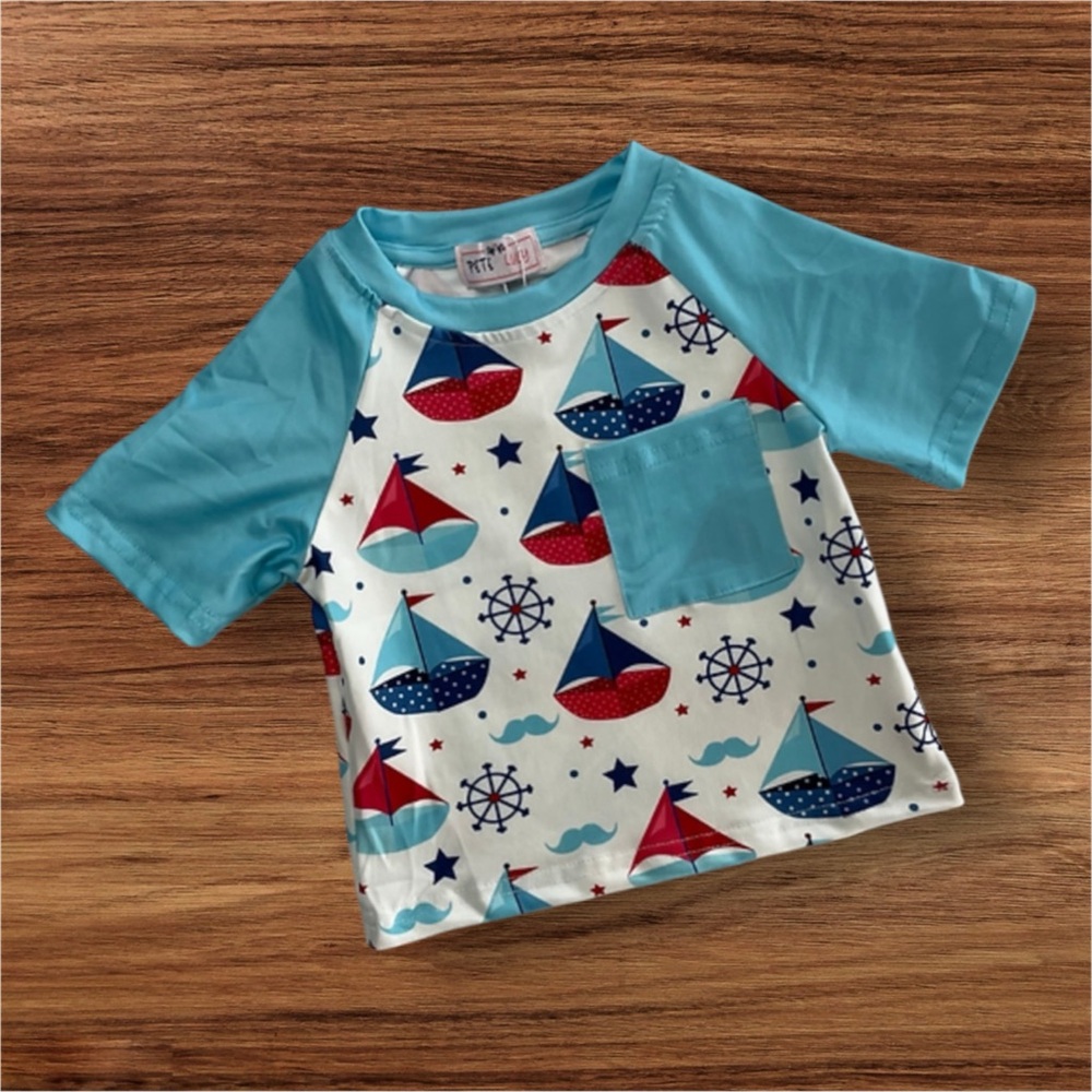 ✨BNWT - Pete + Lucy Come Sail with Me Boys Top - Multiple Sizes Available✨